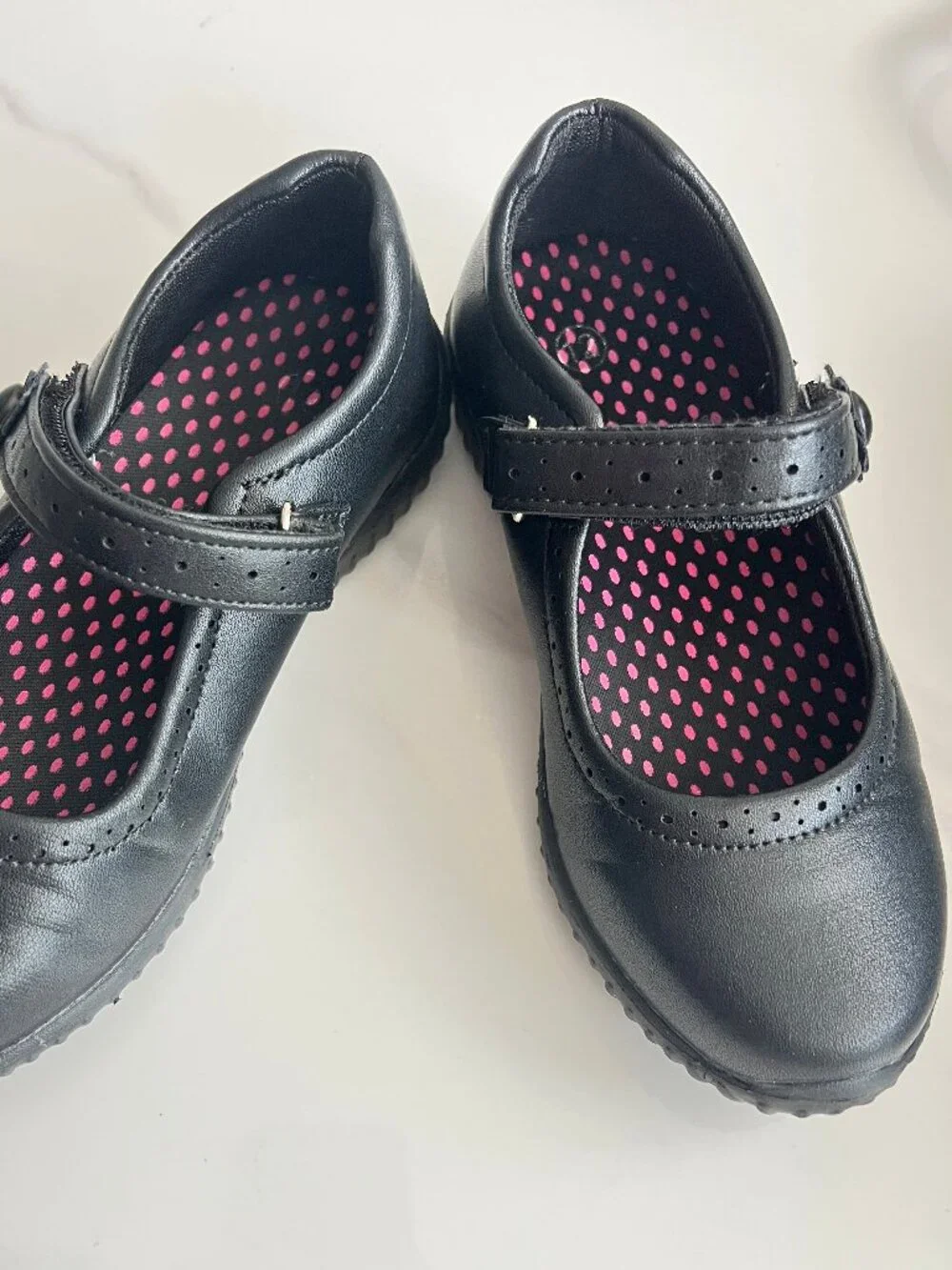 Girl's Mary Jane School Uniform Shoes | Black | Size 12